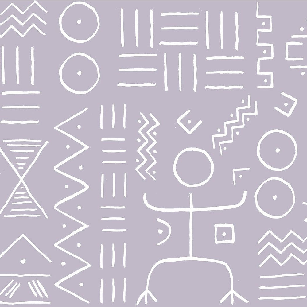 #lilac Dogon Wallcovering in Lilac by The Vale London