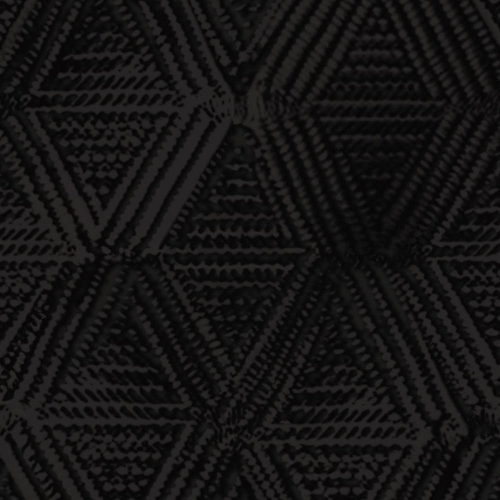 #obsidian Butabu Wallcovering in Obsidian by The Vale London, flat view