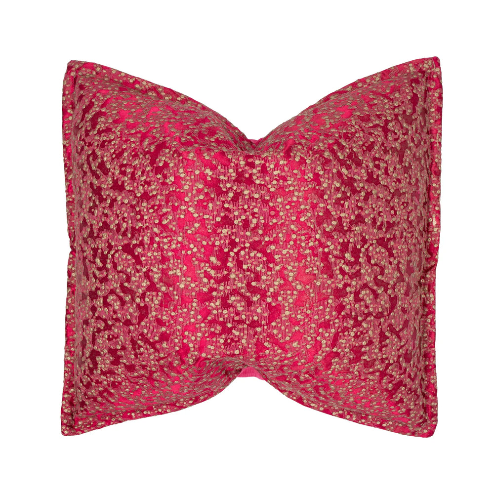 #Magenta Aurum Pillow in Magenta by The Vale London