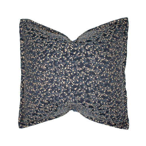 #Midnight Aurum Pillow in Midnight by The Vale London