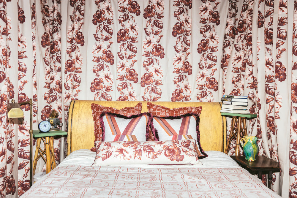 #blueberry Calusa fabric in Blueberry by The Vale London