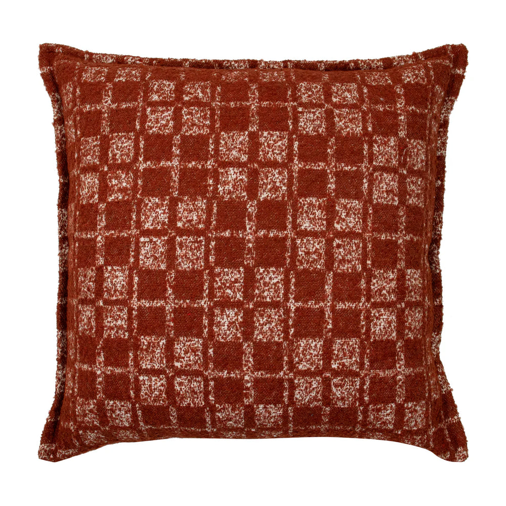 #claret Charlie Pillow in Claret by The Vale London