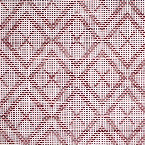 #claret Icarus outdoor performance fabric in Claret, a woven geometric diamond design in 100% Trevira CS