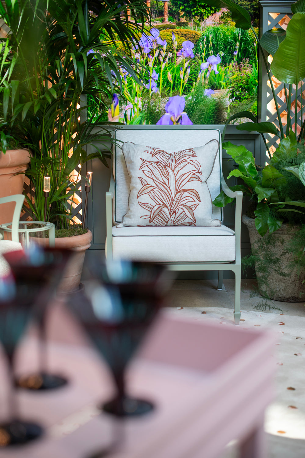 #autumn Kentia fabric in Autumn by The Vale London