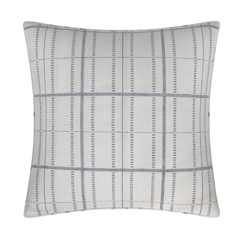 #parchment Kylian Check Pillow in Parchment by The Vale London