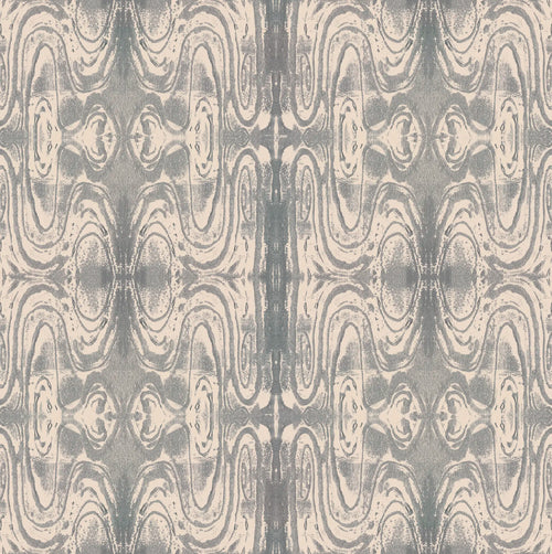 #slate Lava Lamp Wallcovering in Slate by The Vale London