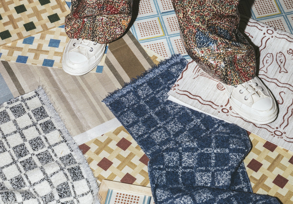 Luxury designer fabrics by The Vale London