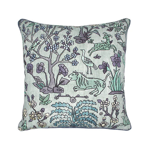 #Lagune Mighty Jungle Pillow in Lagune by The Vale London