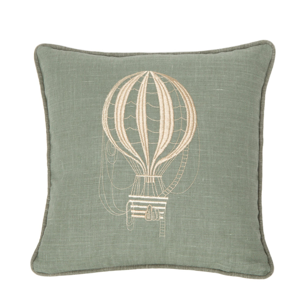 #Forest Pallone Pillow in Forest by The Vale London, in a room setting
