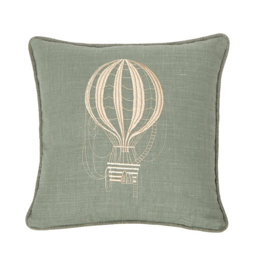#Forest Pallone Pillow in Forest by The Vale London, in a room setting