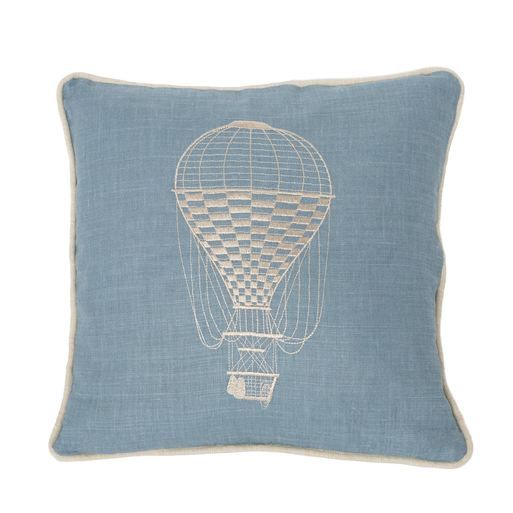 #PorcelainBlue Pallone Pillow in Porcelain Blue by The Vale London