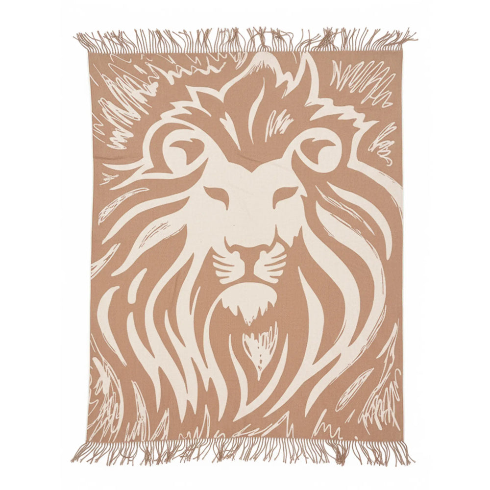 #latte Savannah Blanket in Latte by The Vale London