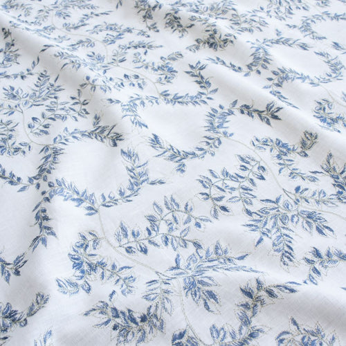 #cobalt Acanthus fabric in Cobalt by The Vale London, alternate view