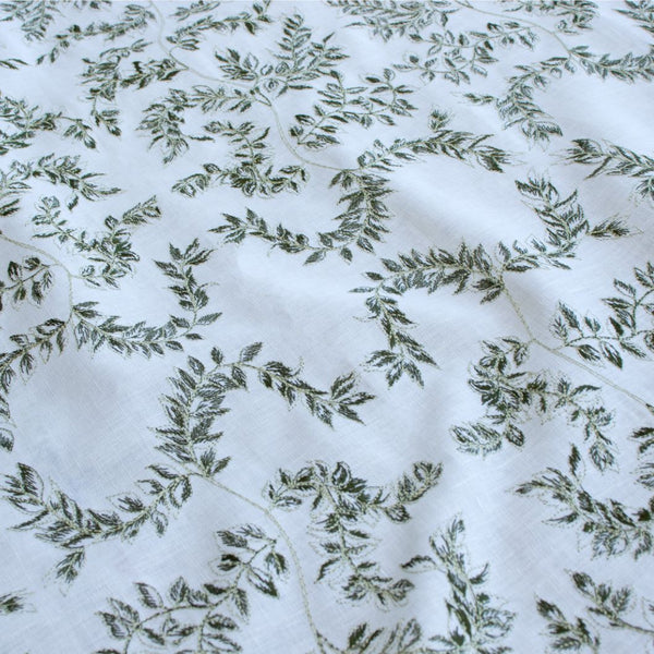 #forest Acanthus fabric in Forest by The Vale London