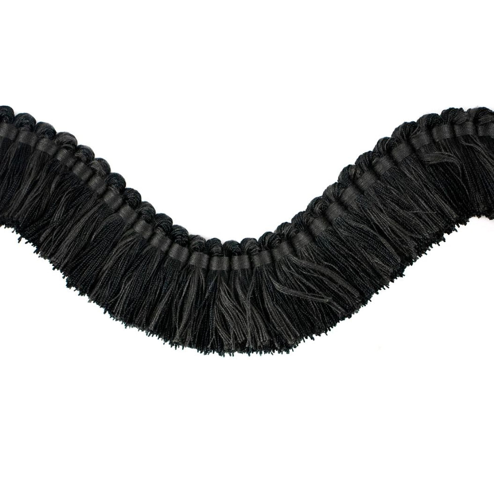 #charcoal Le Floof trim in Charcoal by The Vale London