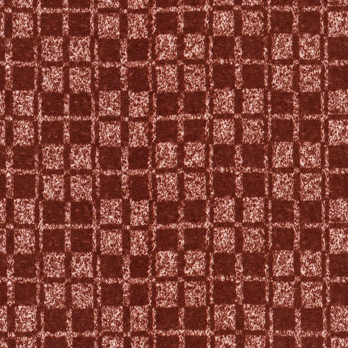 #claret Charlie fabric in Claret by The Vale London, alternate view