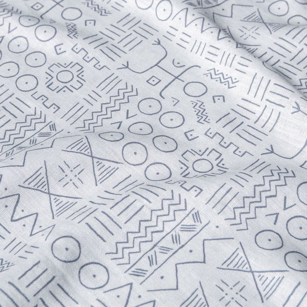 #denim Dogon Cloth fabric in Denim by The Vale London
