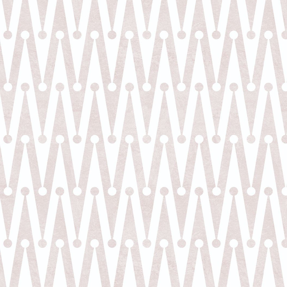 #haze Florentine Zag Wallpaper in Haze by The Vale London