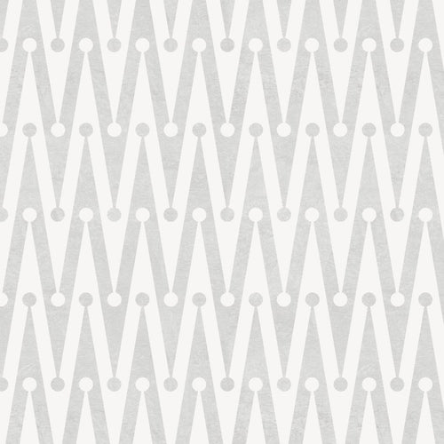 #pristine Florentine Zag Wallpaper in Pristine by The Vale London