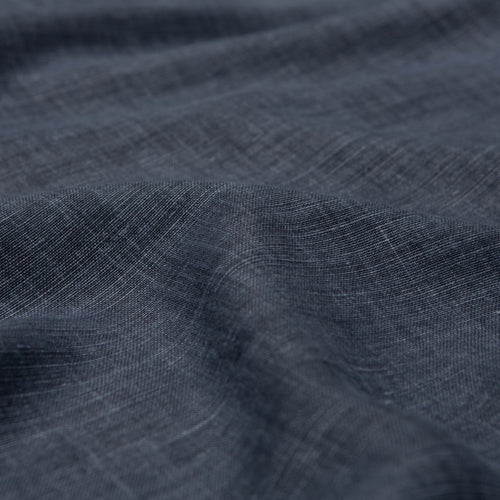 #midnight Timeless Linen fabric in Midnight by The Vale London