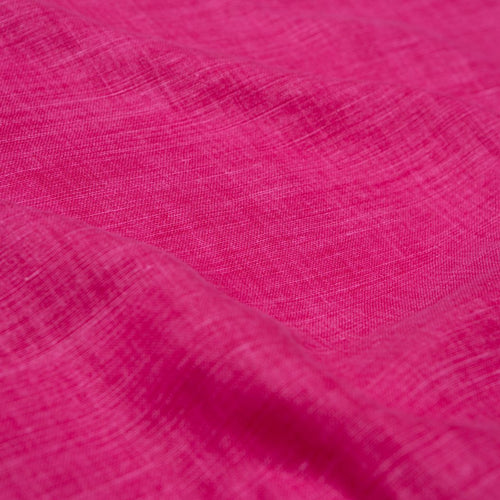 #magenta Timeless Linen fabric in Magenta by The Vale London