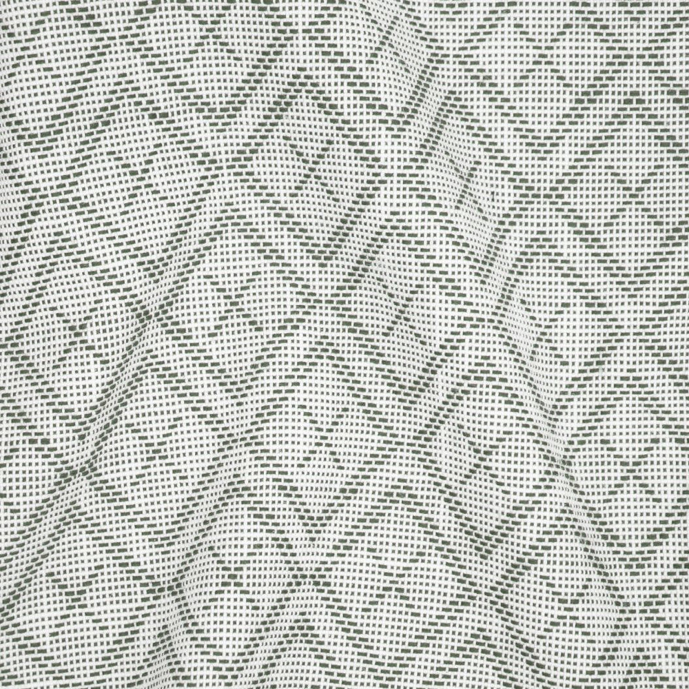 #olive Icarus outdoor fabric in Olive draped in soft folds