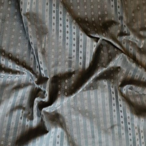 #darkolive Vale Stripe fabric in Dark Olive by The Vale London