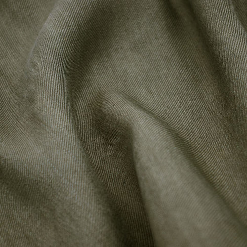 #olive Isla fabric in Olive by The Vale London