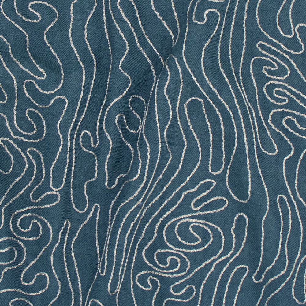 #slate Kalahari fabric in Slate by The Vale London