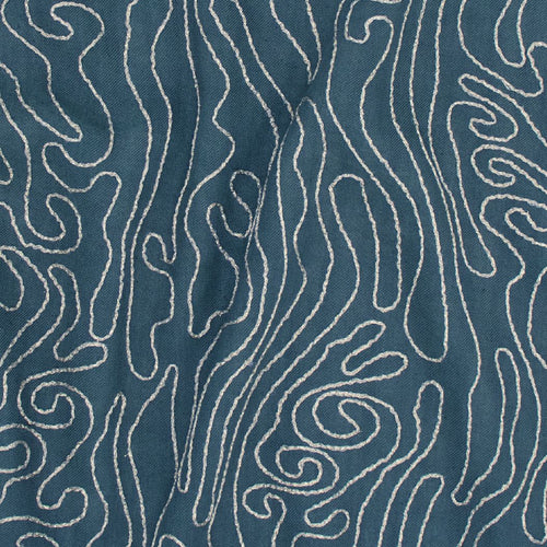 #slate Kalahari fabric in Slate by The Vale London