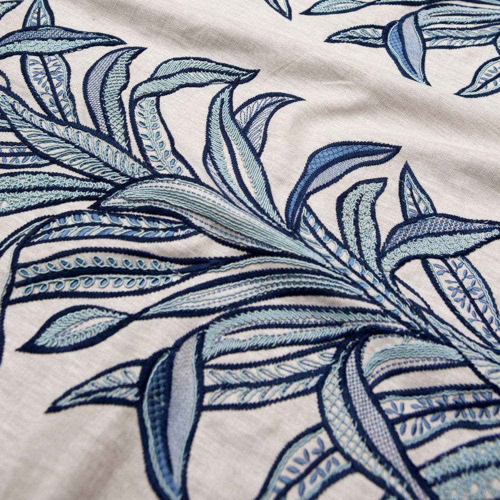 #midnight Kentia fabric in Midnight by The Vale London