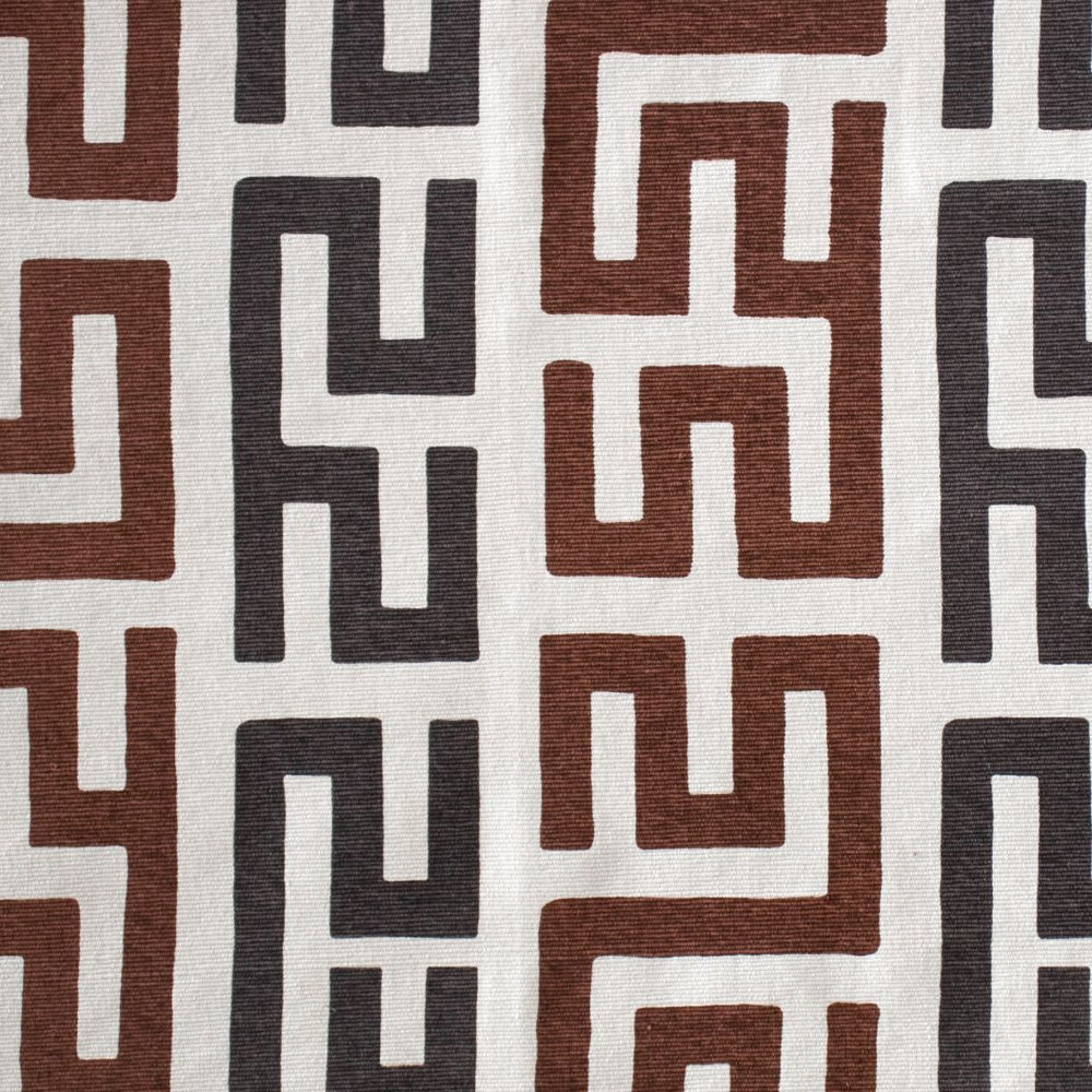 #earth Kubb fabric in Earth by The Vale London