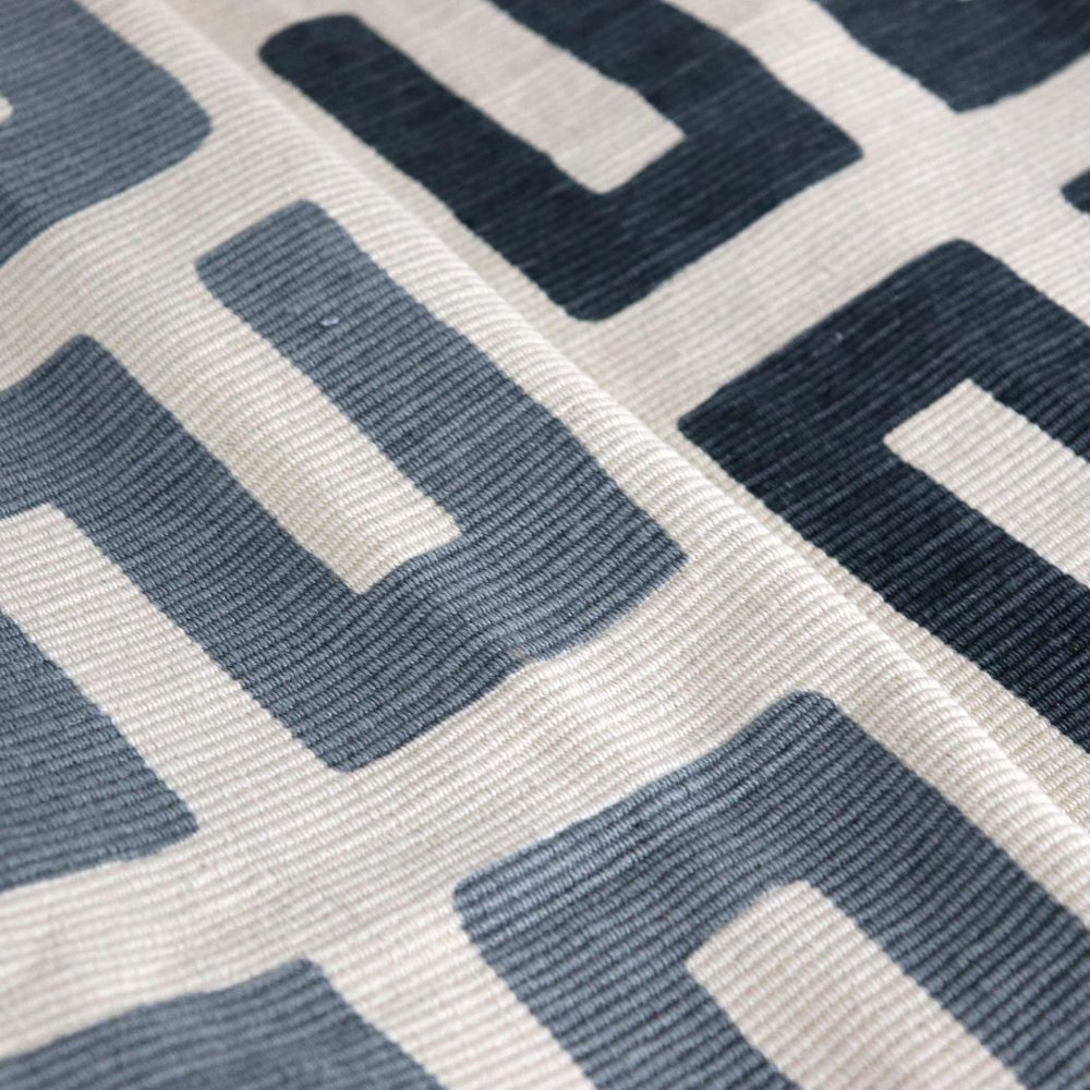 #pebble Kubb fabric in Pebble by The Vale London