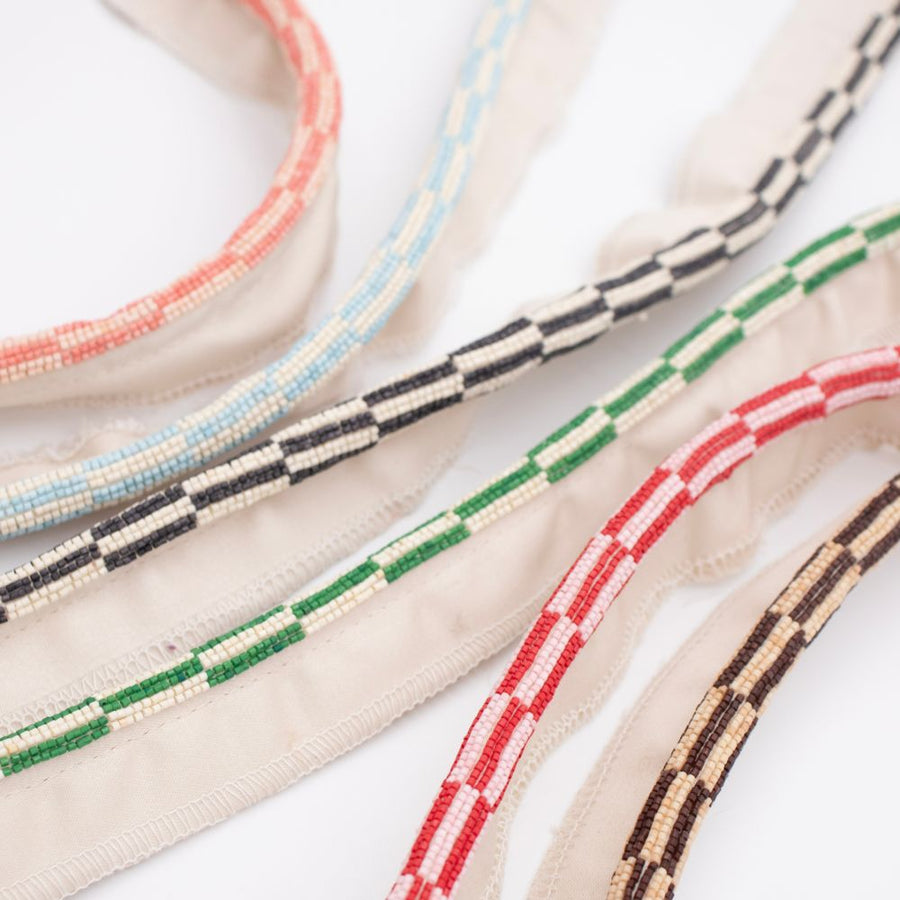 Ludus hand-beaded cord in a range of colourways