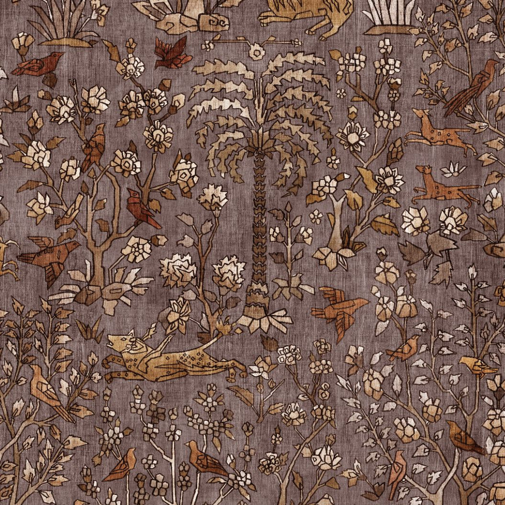 #autumn Mighty Jungle Wallcovering in Autumn by The Vale London