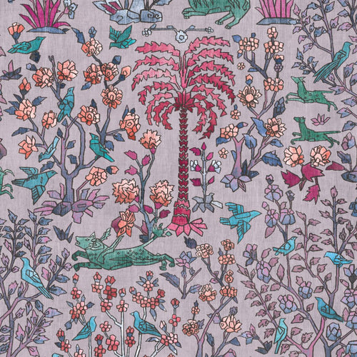#lilac Mighty Jungle Wallcovering in Lilac by The Vale London