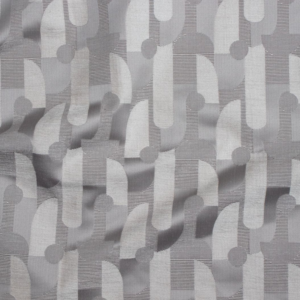 #mushroom Mini Deco fabric in Mushroom by The Vale London, in a room setting