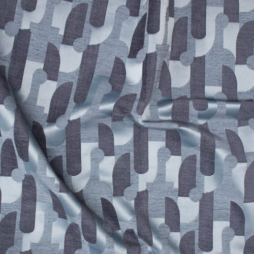 #blueberry Mini Deco fabric in Blueberry by The Vale London