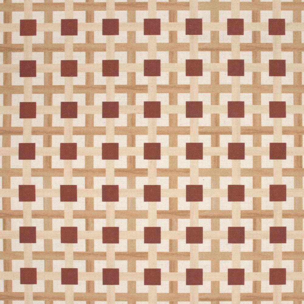 #claret Northern Cross Wallcovering in Claret by The Vale London