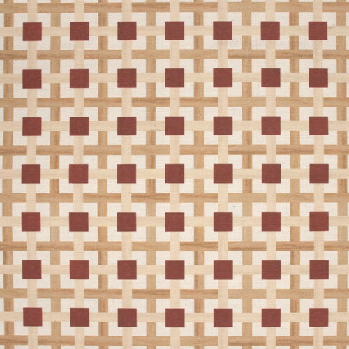 #claret Northern Cross Wallcovering in Claret by The Vale London