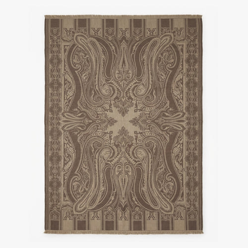 #slate Ondina Throw Blanket in Slate by The Vale London