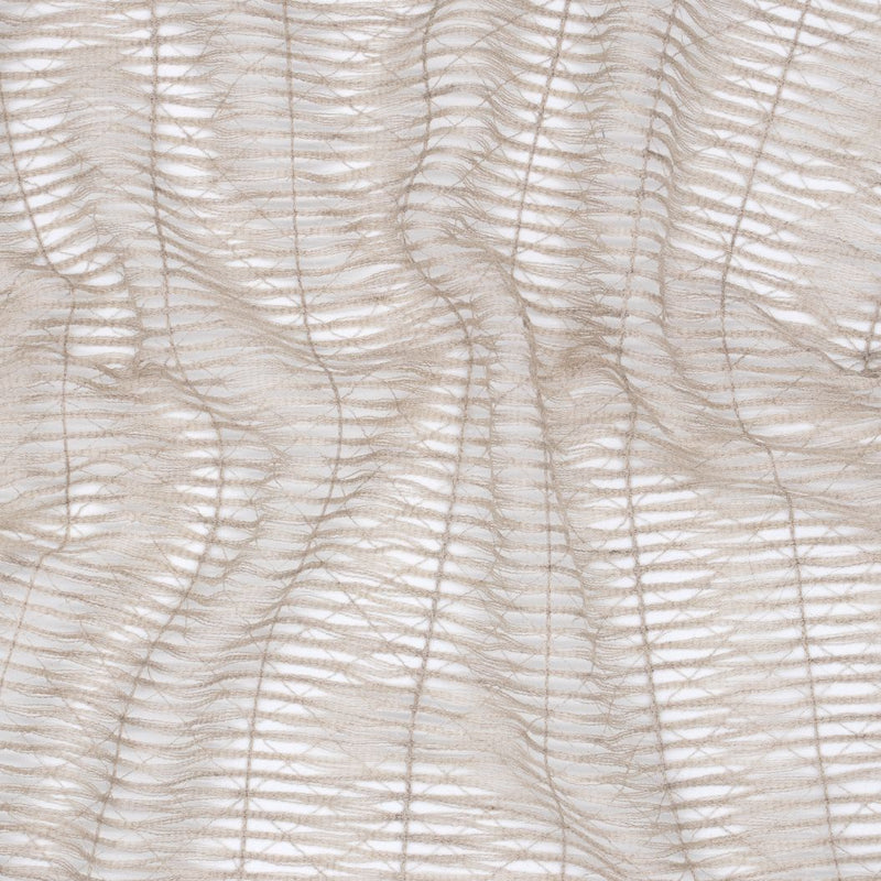 #truffle Persinette sheer in Truffle draped in soft folds