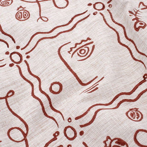 #claret Roman Holiday fabric in Claret by The Vale London