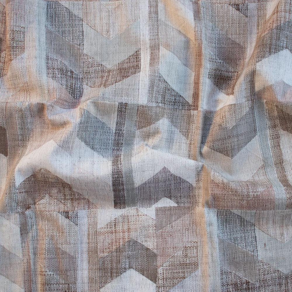 #nougat Sagitta fabric in Nougat by The Vale London, alternate view
