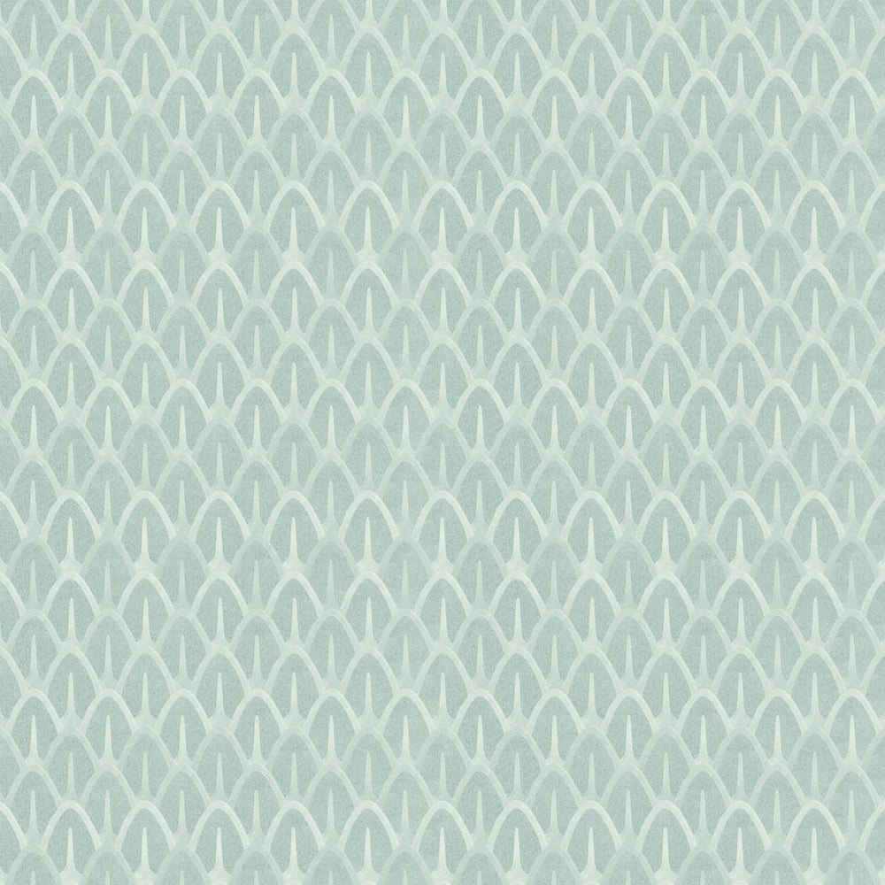 #tranquil Serpent Scale Wallpaper in Tranquil by The Vale London