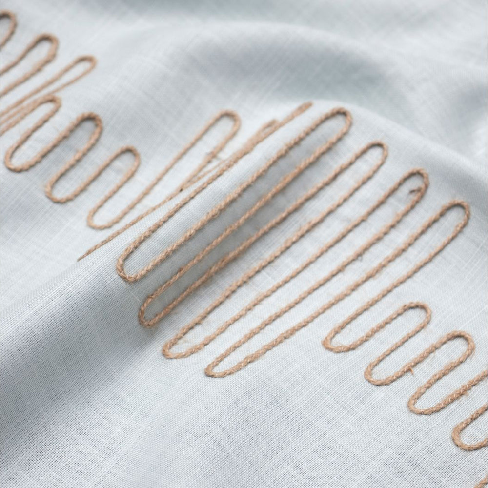 #lagune Squiggle fabric in Lagune by The Vale London