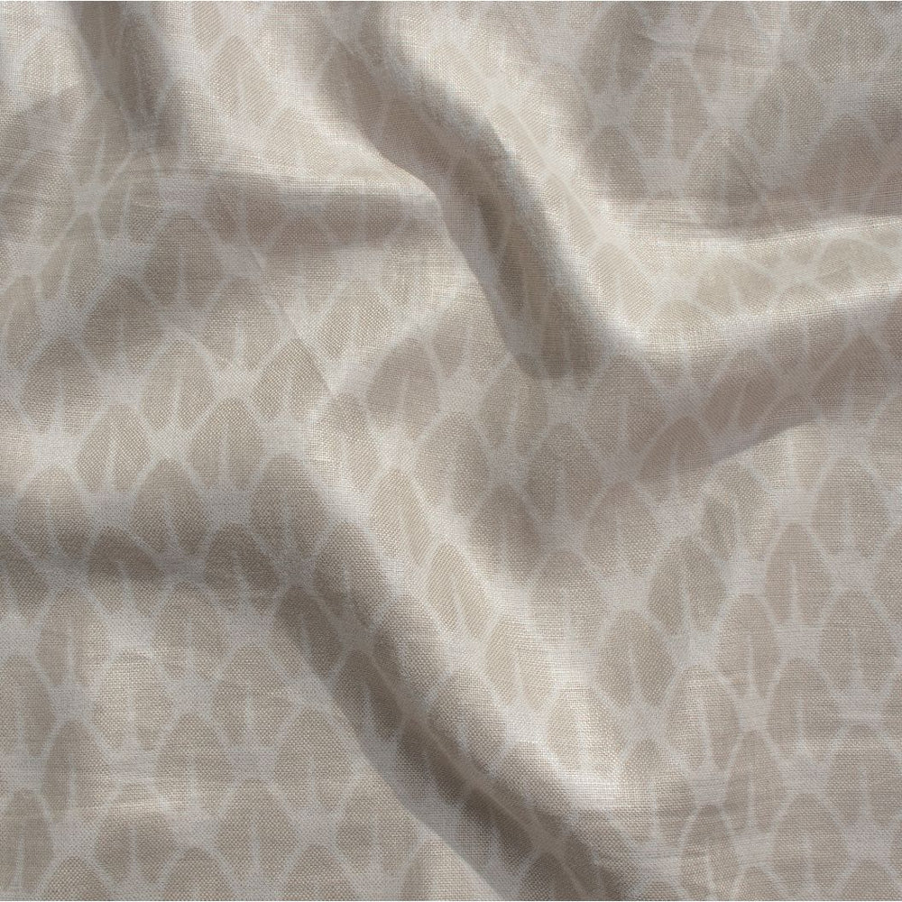 #pristine Serpent Scale Linen fabric in Pristine by The Vale London
