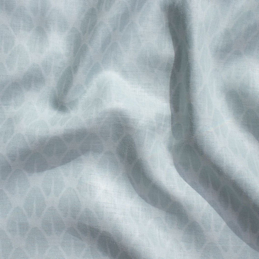 #tranquil Serpent Scale Linen fabric in Tranquil by The Vale London