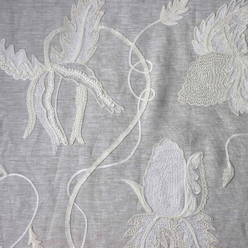 #cream Sugarbush fabric in Cream by The Vale London, alternate view