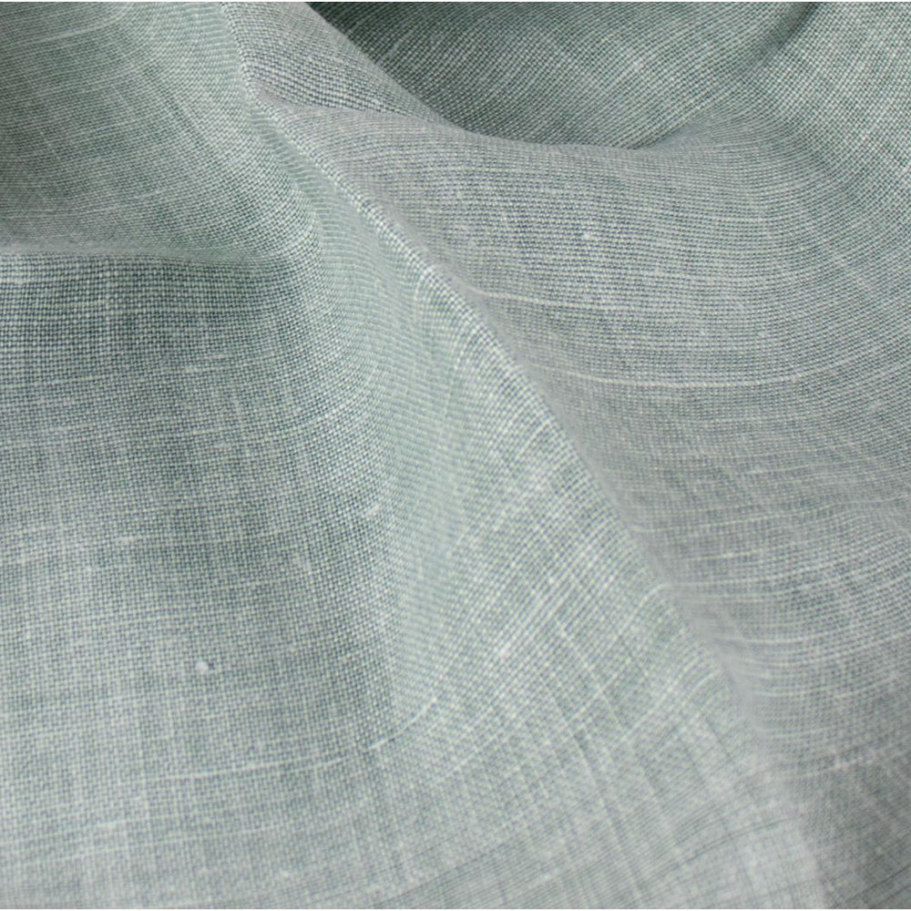 #tranquil Timeless Linen fabric in Tranquil by The Vale London
